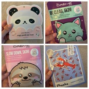 Set of 4 face masks
